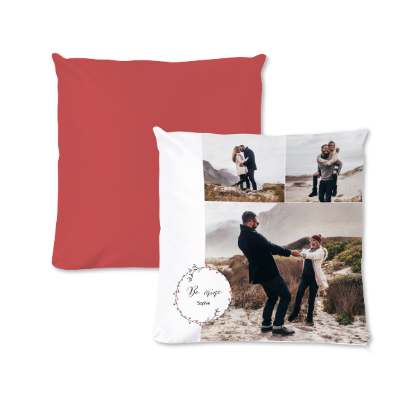 Coussin carré M imprimé recto-verso