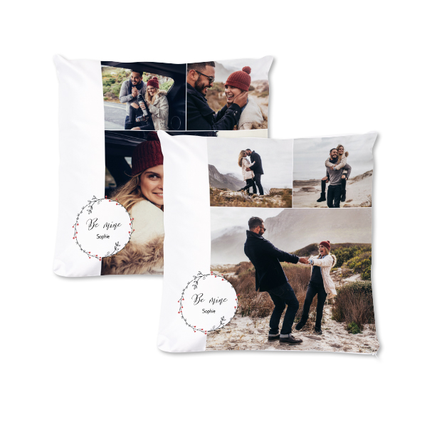 Polyester Cushion Cover and Filling Square M Front & Back print