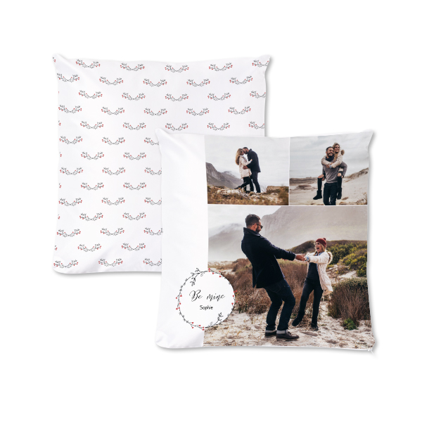 Polyester Cushion Cover and Filling Square M Front & Back print Polyester Cushion Cover and Filling Square M Front & Back print