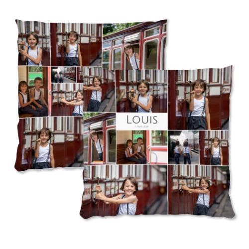 Fotokissen personalisiert (60x60 cm, doppelseitig bedruckt, Polyester, inkl. Füllung) Fotokissen personalisiert (60x60 cm, doppelseitig bedruckt, Polyester, inkl. Füllung)