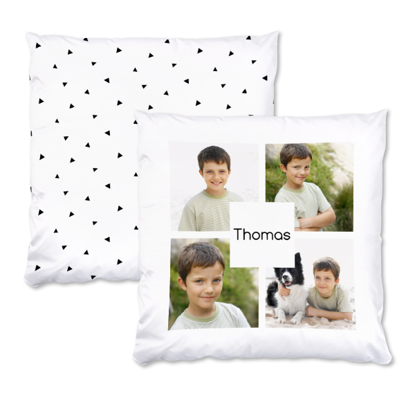 Polyester Cushion Cover and Filling Square L Front & Back Polyester Cushion Cover and Filling Square L Front & Back