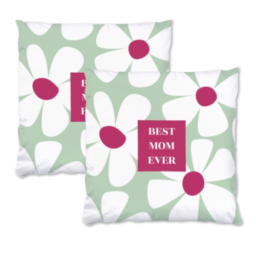 Polyester Cushion Cover and Filling Square L Front & Back