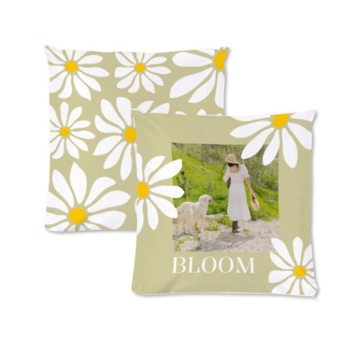 Housse satinée carré M recto-verso