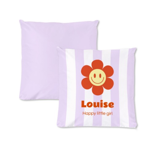 Housse satinée carré M recto-verso