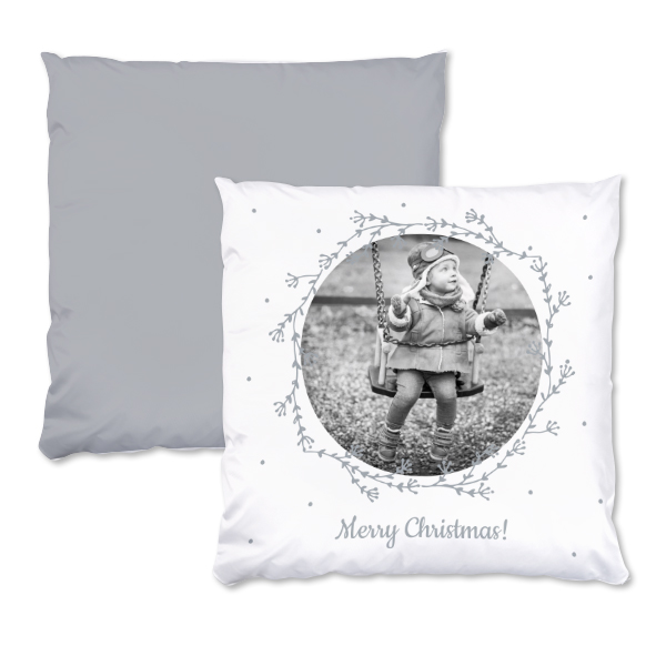 Polyester kussensloop vierkant XL voor- en achterkant Polyester kussensloop vierkant XL voor- en achterkant