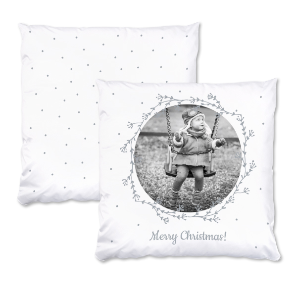 Polyester kussensloop vierkant XL voor- en achterkant Polyester kussensloop vierkant XL voor- en achterkant