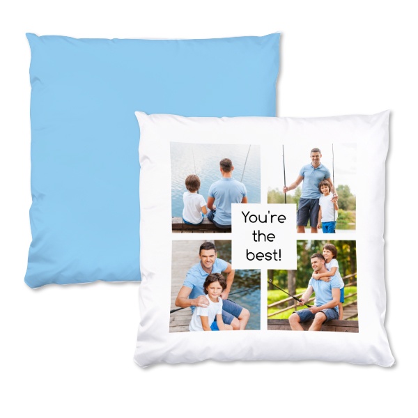 Housse satinée carré L recto-verso