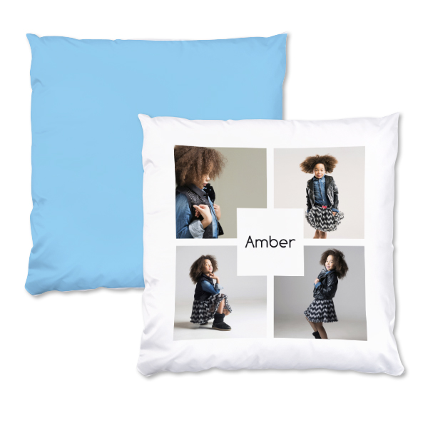 Polyester kussensloop vierkant XL voor- en achterkant Polyester kussensloop vierkant XL voor- en achterkant