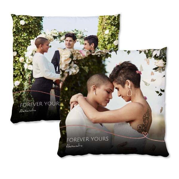 Polyester Cover Square L Front & Back print