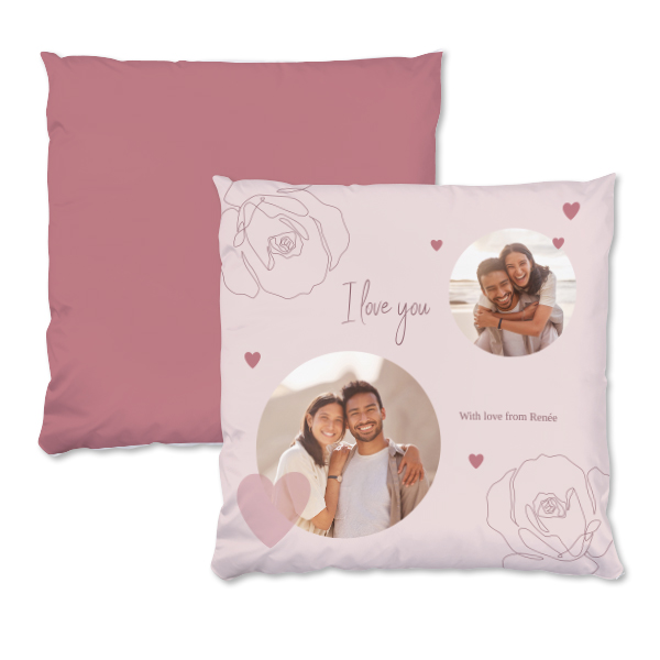 Polyester Cover Square L Front & Back print