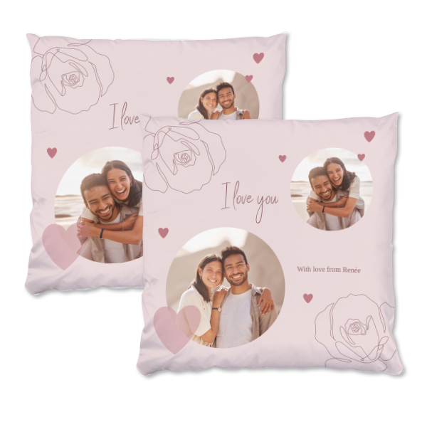 Polyester Cover Square L Front & Back print