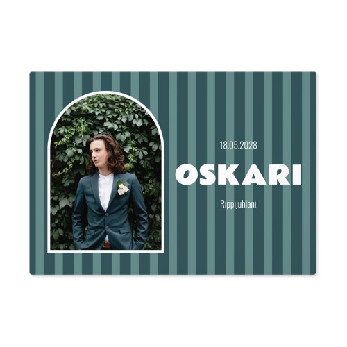 PlacematSet20_StripedArchShapeBlue