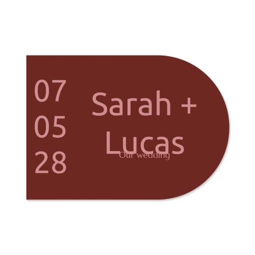 Placemat boog Placemat boog