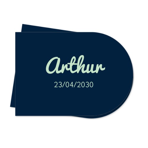 Dækkeserviet plastik buet - Sæt med 2