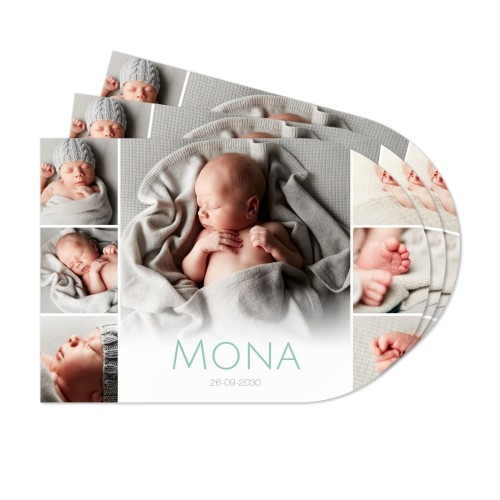 Personalised Placemats Jungle safari - Arch - Set of 24