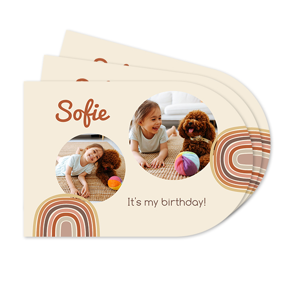 Personalised Placemats Jungle safari - Arch - Set of 24 Personalised Placemats Jungle safari - Arch - Set of 24