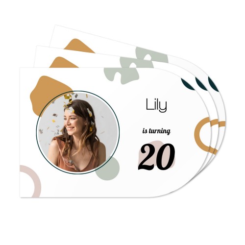 Personalised Placemats Jungle safari - Arch - Set of 24