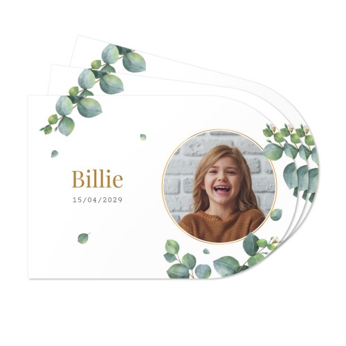 Placemat boog met kleurplaat Jungle safari - set van 24