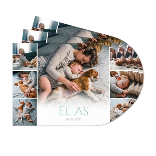 Papieren placemats boog met kleurplaat Onder de zee (set van 24)