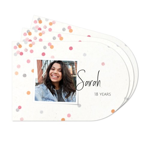 Placemat boog met kleurplaat Onder de zee - Set van 24