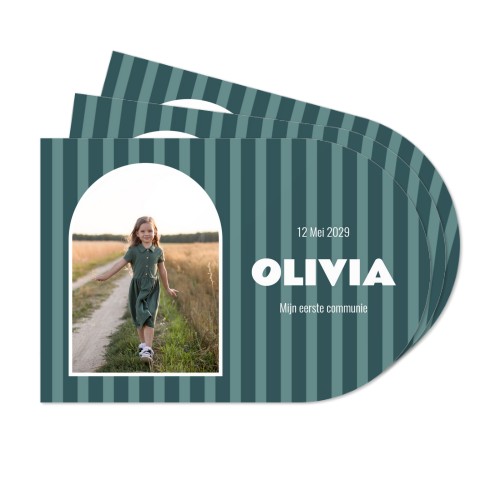 Placemat boog met kleurplaat Onder de zee - Set van 24