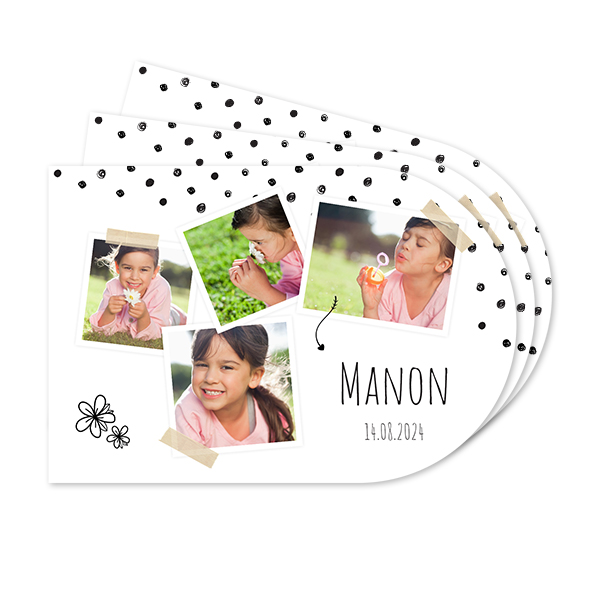Personalised Placemats Under the sea - Arch - Set of 24