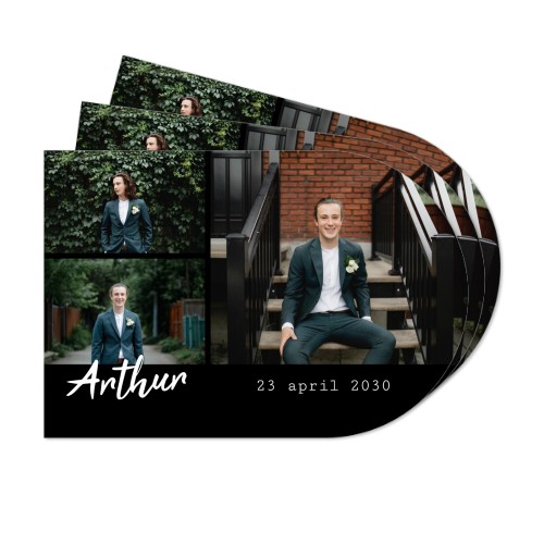 Personlig bordbrikker i papir med trykk Under havet - Bue - 24 st Personlig bordbrikker i papir med trykk Under havet - Bue - 24 st