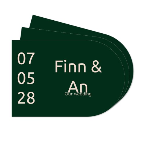 Personalised Placemats Under the sea - Arch - Set of 24