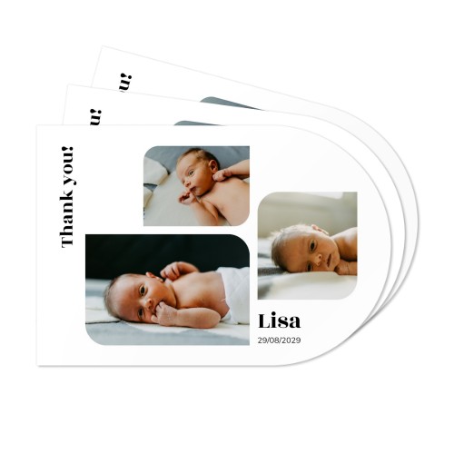 Papieren placemats boog met kleurplaat Kerstmis (set van 24)