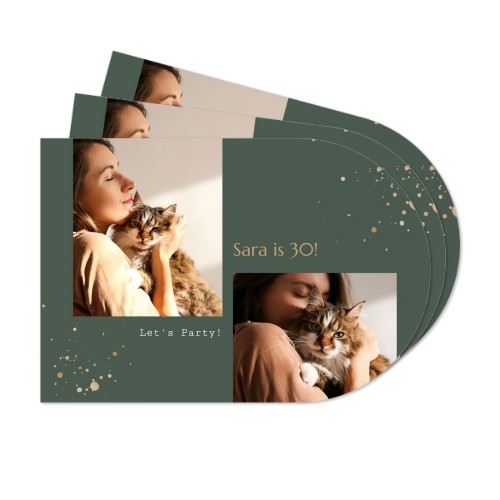 Papieren placemats boog met kleurplaat Kerstmis (set van 24)