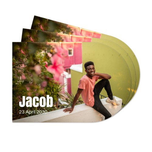 Placemat boog met kleurplaat Kerstmis - Set van 24