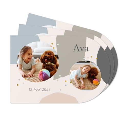 Abgerundete Papier-Tischsets Weihnachten - 24 Stk.