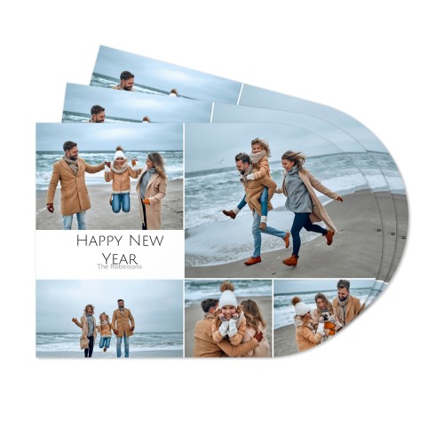 Abgerundete Papier-Tischsets Weihnachten - 24 Stk.