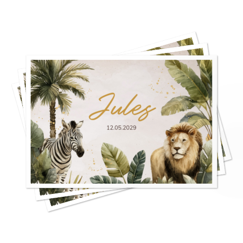Golden Jungle Party - Text Only Golden Jungle Party - Text Only