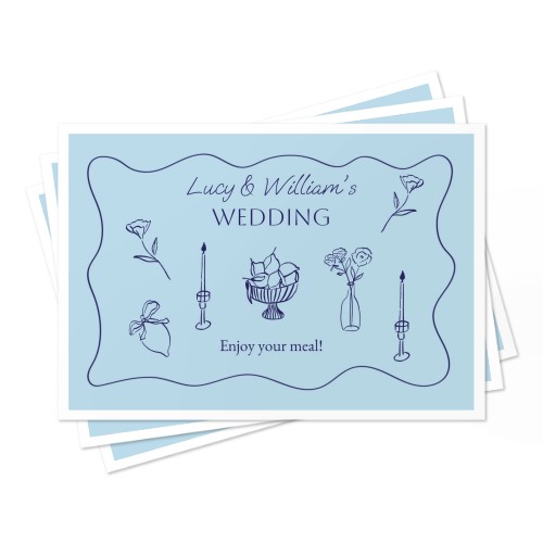 Set of Placemats with Colouring page Under the sea- set of 24