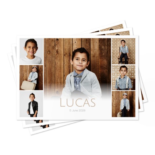 Papieren placemats met kleurplaat Kerstmis - Set van 24