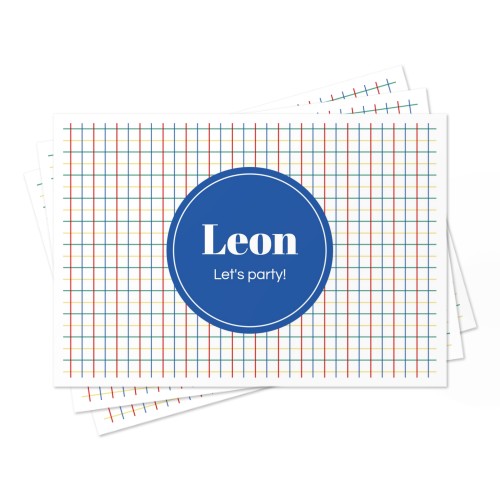 Personalised Placemats Christmas - Set of 24