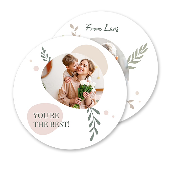 Topfuntersetzer Set personalisiert - 2 Stk. Topfuntersetzer Set personalisiert - 2 Stk.
