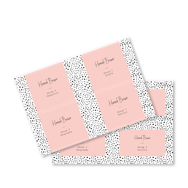 Labels - set of 16