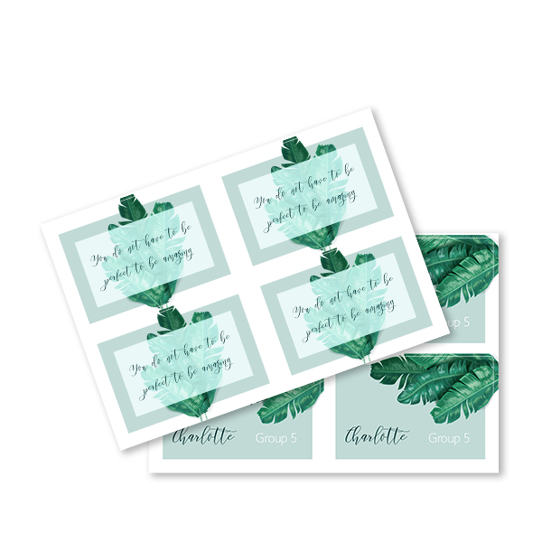 Labels - set of 16