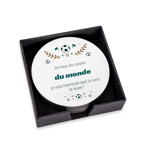 Sous-verres luxe ronds
