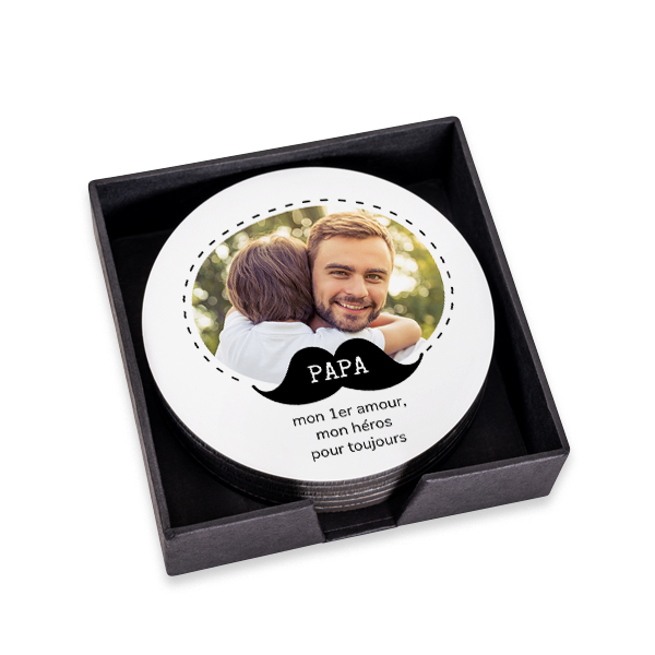 Sous-verres luxe ronds