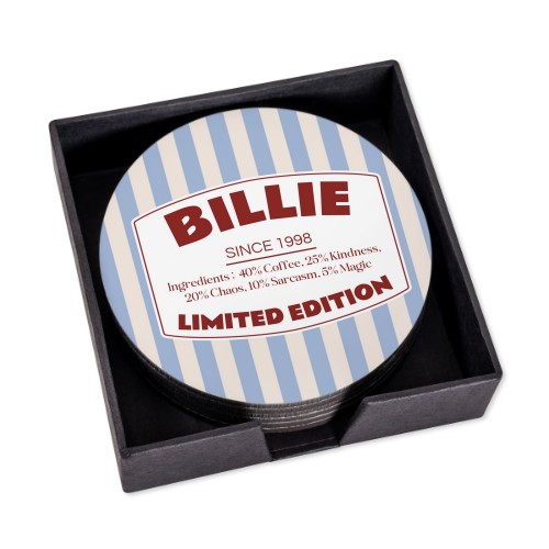 Retro Namelabel Stripes - Text only