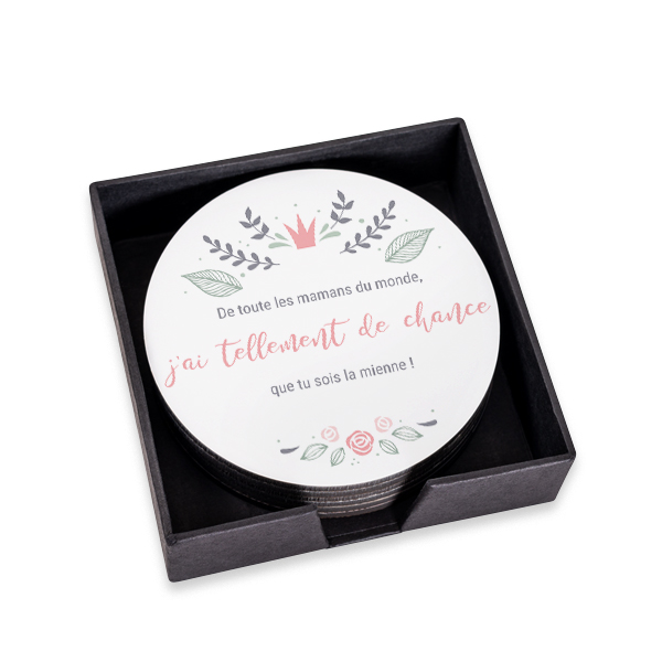 Sous-verres luxe ronds Sous-verres luxe ronds