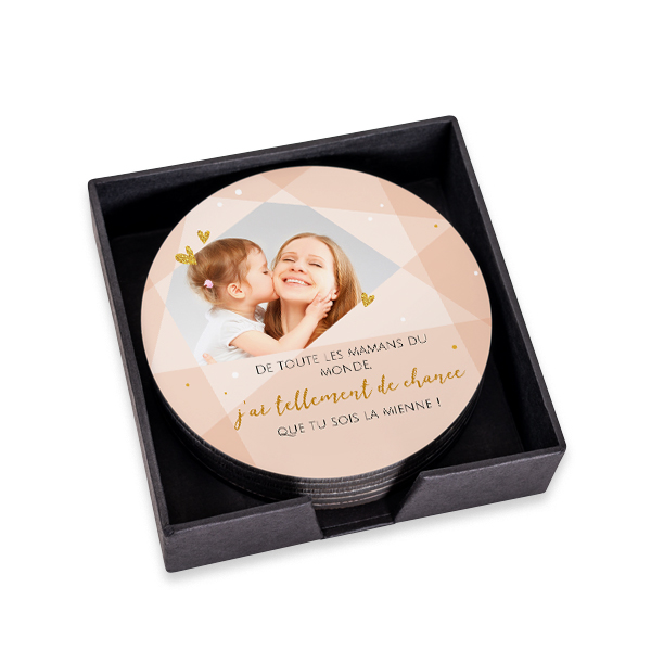 Sous-verres luxe ronds