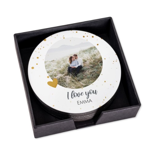 Sous-verres luxe ronds