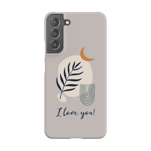 Boho Moon Shape - Text Only