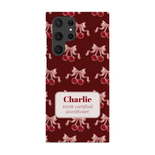 Vintage Cherry Love Text - Only Vintage Cherry Love Text - Only