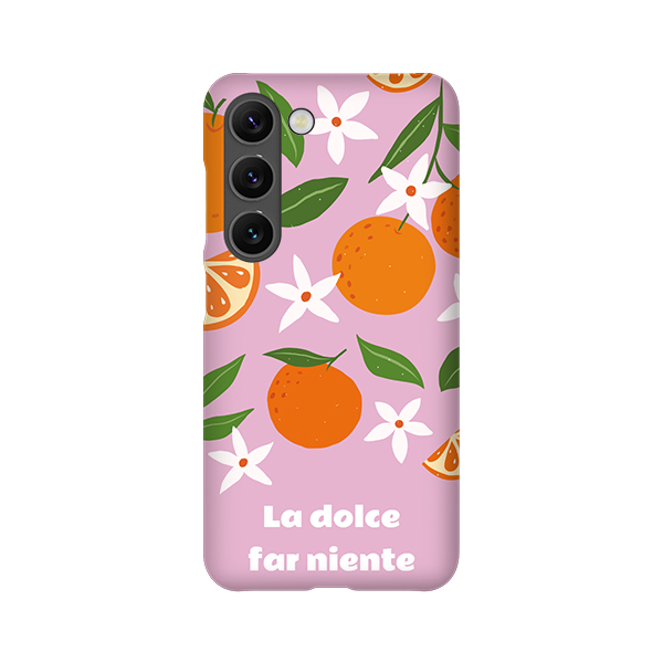 Dolce Orange Pattern - Text Only