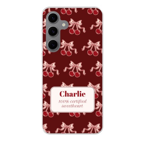 Vintage Cherry Love Text - Only Vintage Cherry Love Text - Only